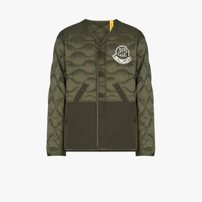 Shop Moncler Genius 2 Moncler 1952 Iskar Quilted Down Liner Jacket In Green