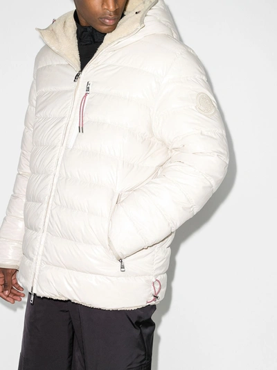 Shop Moncler Genius 2 Moncler 1952 Haffner Padded Down Jacket - Men's - Acrylic/polyamide/polyester In Neutrals