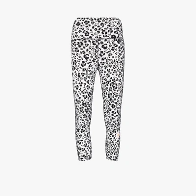 Shop Adidas By Stella Mccartney Truepurpose Leopard Print Leggings In White