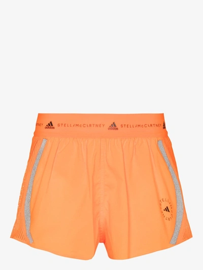Shop Adidas By Stella Mccartney Truepace Running Shorts In Orange