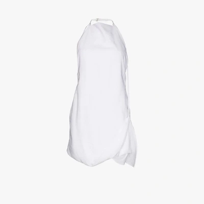 Shop Jacquemus La Robe Figuerolles Mini Dress In White