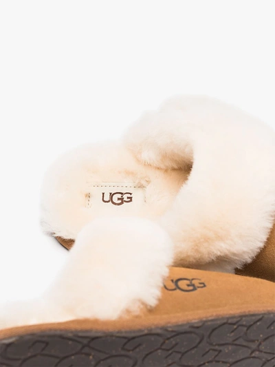 Shop Ugg Brown Scuffette Ii Suede Slippers In Neutrals