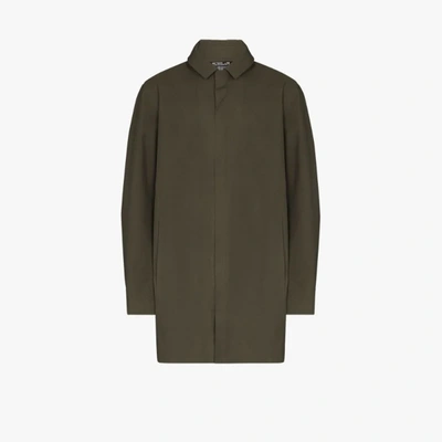 Shop Arc'teryx Green Keppel Trench Coat