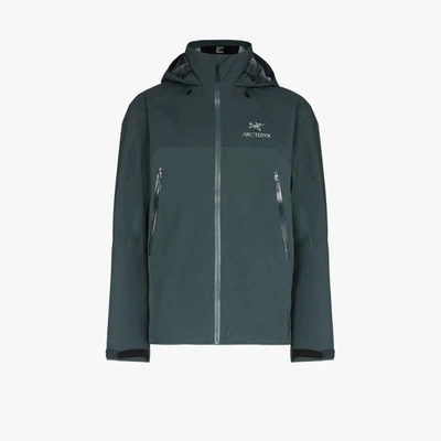 Shop Arc'teryx Blue Beta Ar Shell Jacket