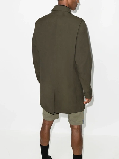 Shop Arc'teryx Green Keppel Trench Coat