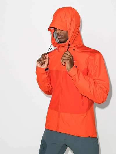 Shop Arc'teryx Orange Beta Sl Hooded Jacket