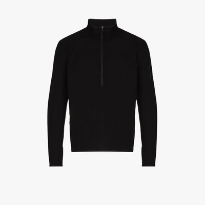 Shop Arc'teryx Black Delta Zip-up Jacket