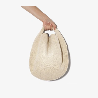 Shop Lauren Manoogian Neutral Bowl Tote Bag In Neutrals