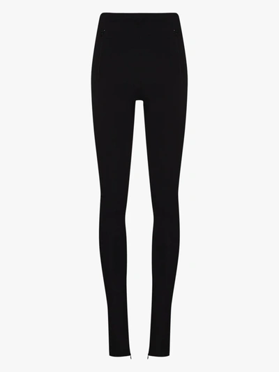 Wardrobe.nyc Wardrobe. Nyc Womens Black Tapered High-rise Stretch-woven Leggings L In Black