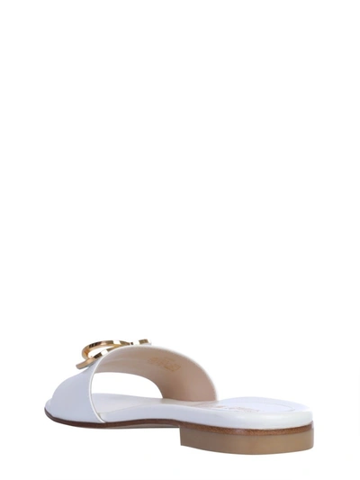 Shop Stuart Weitzman "caicos" Sandals In White