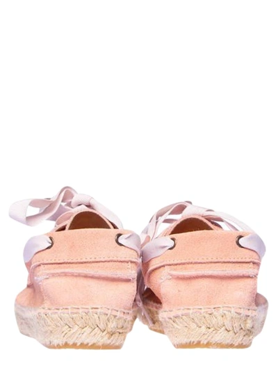 Shop Manebi "hamptons" Loafers In Pink