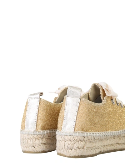 Shop Manebi "miami" Espadrillas In Gold