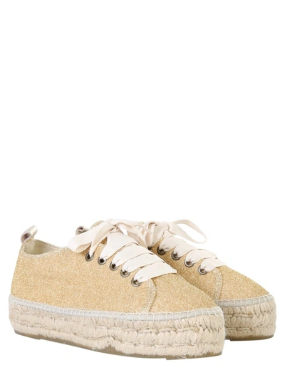 Shop Manebi "miami" Espadrillas In Gold