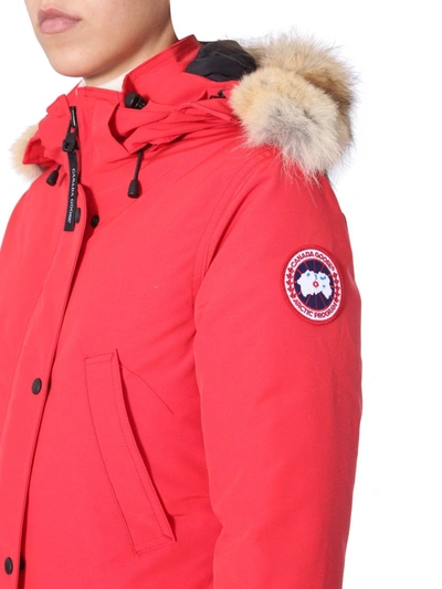 Shop Canada Goose "trillium" Parka In Red