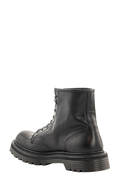 Shop Premiata 31543 Volanato Laced Ankle Boot In Black