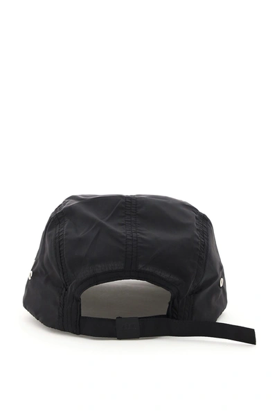 Shop A-cold-wall* A Cold Wall Baseball Cap Diamond Rhombus Logo In Black 2 Blak