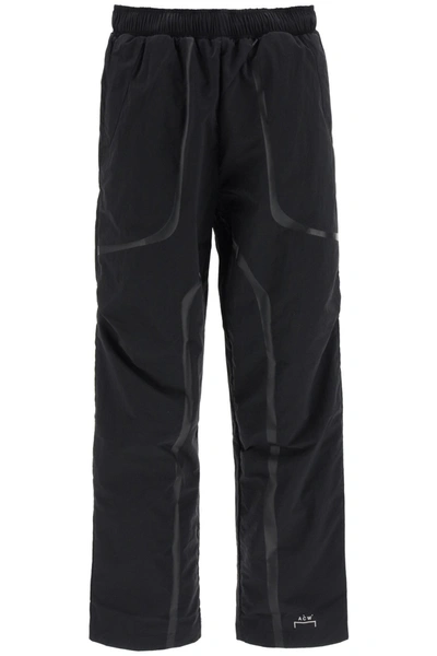 Shop A-cold-wall* A Cold Wall Nylon Pants With Logo In Black