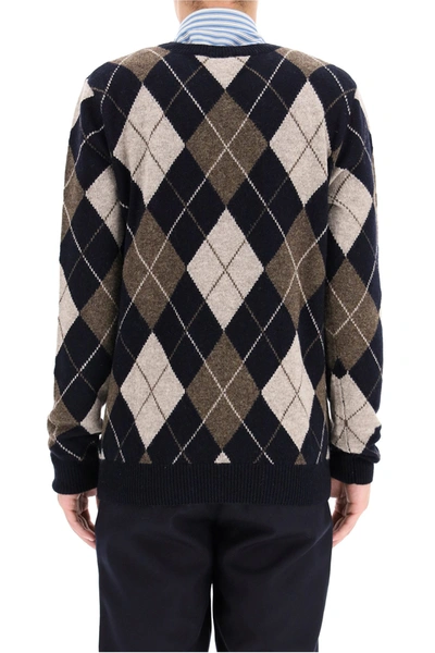 Shop Apc A.p.c. Aymeric Sweater In Dark Navy