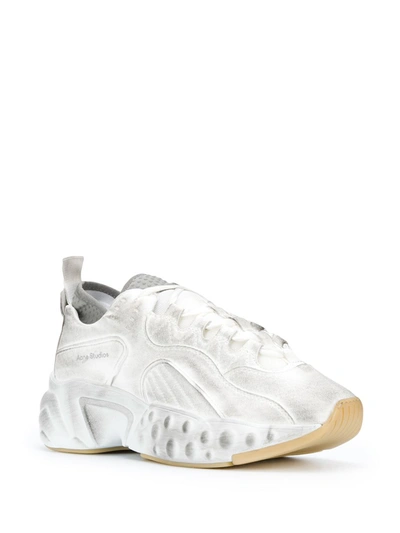 Shop Acne Studios Sneakers In Bianco