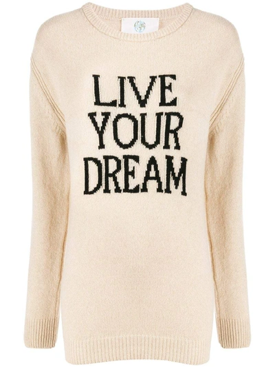 Shop Alberta Ferretti Sweaters In Beige