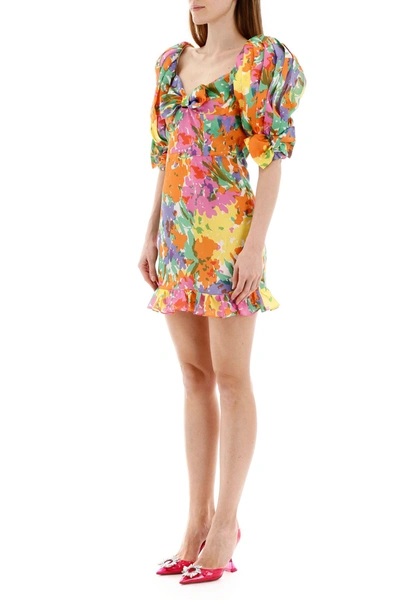 Shop Alessandra Rich Multicoloured Mini Dres In Multicolor