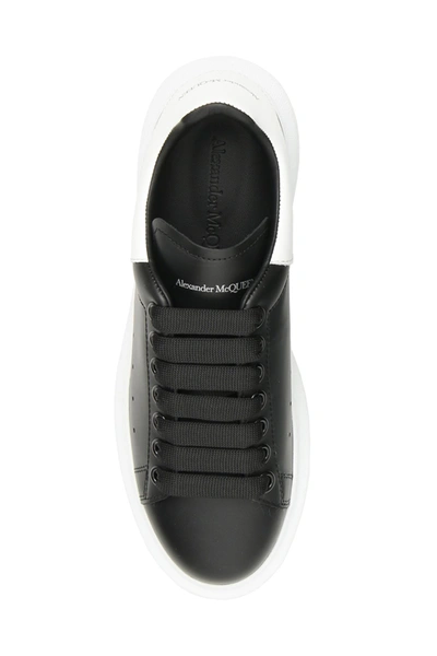 Shop Alexander Mcqueen Oversize Sneakers In Black White
