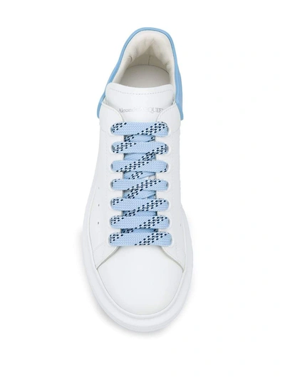 Shop Alexander Mcqueen Sneakers In Bianco