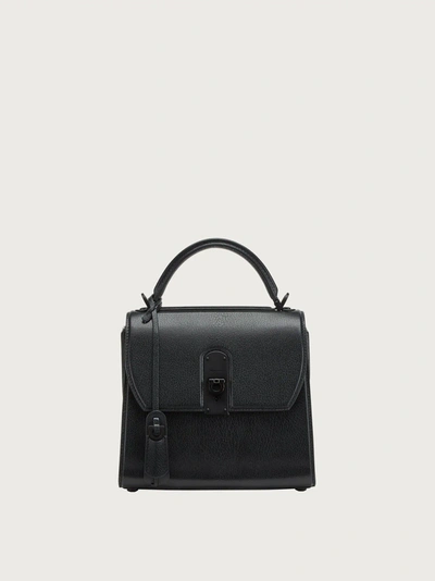 Shop Ferragamo Boxyz Bag Medium In Black