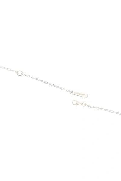 Shop Ambush Unisex Necklace Kk Teddy Bear Charm In Silver