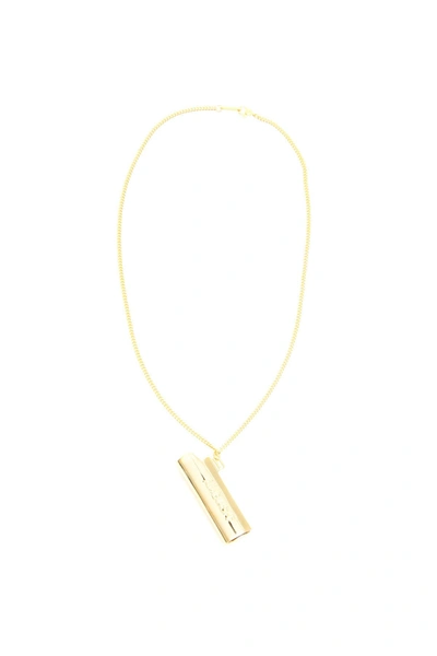 Shop Ambush Lighter Case Necklace In Gold