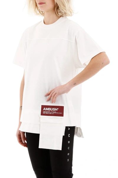 Shop Ambush T-shirt With Pocket In White