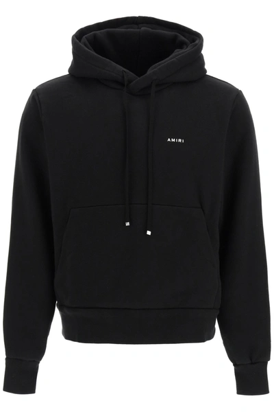 Shop Amiri Classic Logo Hoodie In Black