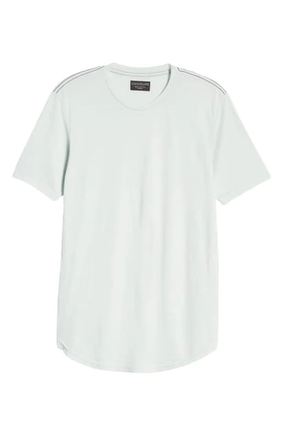 Shop Goodlife Triblend Scallop Crewneck T-shirt In Sprout Green