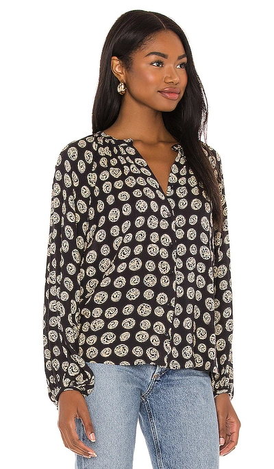 Shop Amuse Society Charmer Woven Blouse In Black