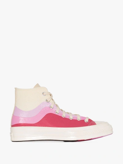 Shop Converse White Pink And Chuck 70 Hi Nor'easter Sneakers