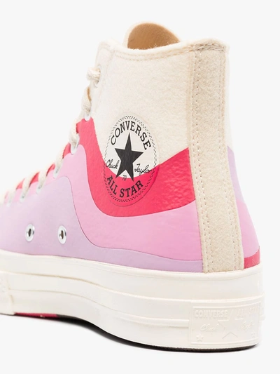 Shop Converse White Pink And Chuck 70 Hi Nor'easter Sneakers