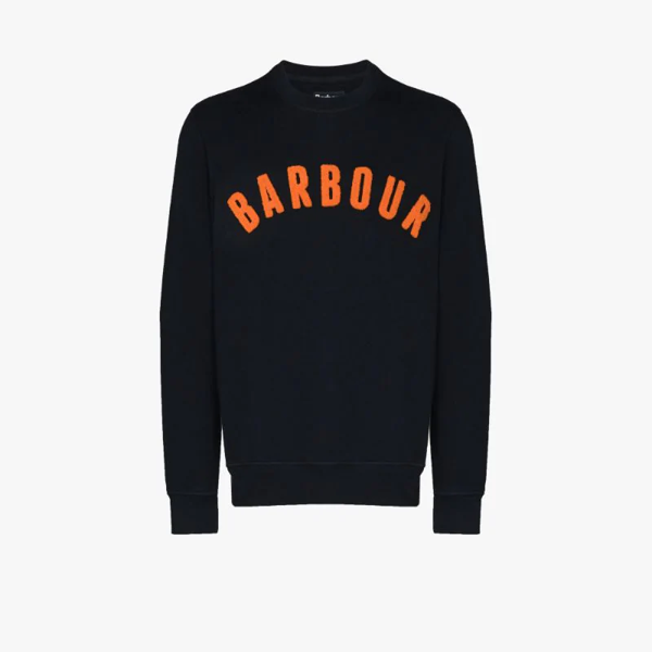 barbour prep logo crew neck sweatshirt