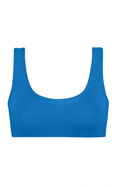 Shop Aexae Magnum Bikini Top In Blue