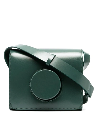 Shop Lemaire Small Camera Bag In Green