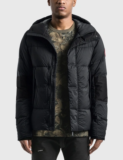 Shop Canada Goose Armstrong Down Hoody In Black