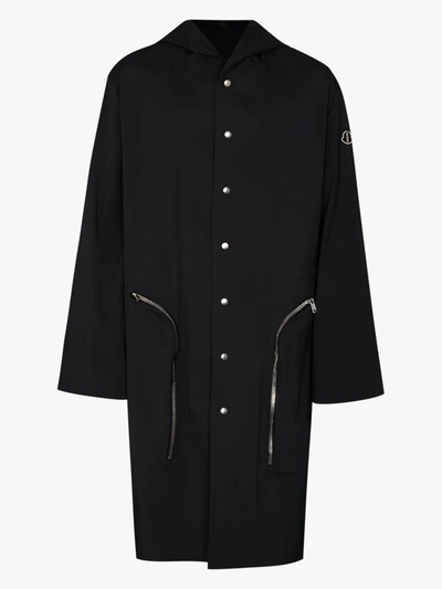 Shop Moncler Genius Nesbitt Trench Coat In Black