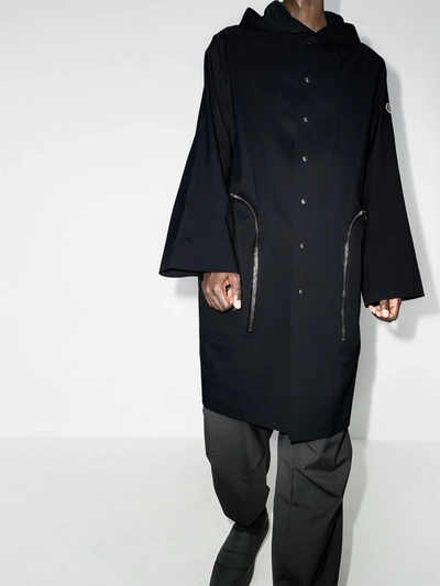 Shop Moncler Genius Nesbitt Trench Coat In Black