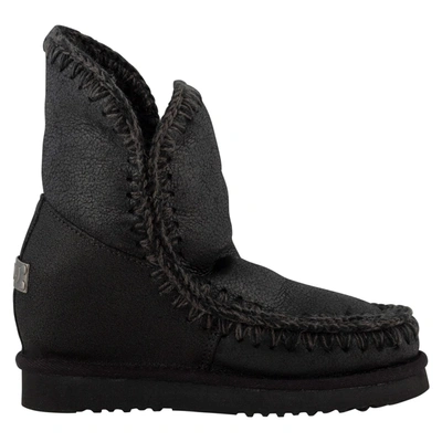 Shop Mou Boots In Black Grey