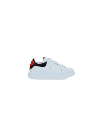 Shop Alexander Mcqueen Sneakers In White/black/red