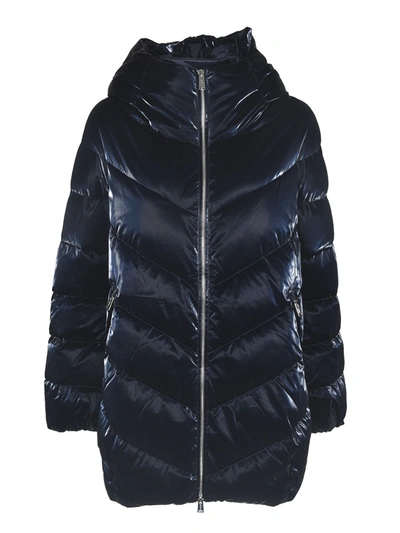 Shop Add Quilted Down Jacket In Blue
