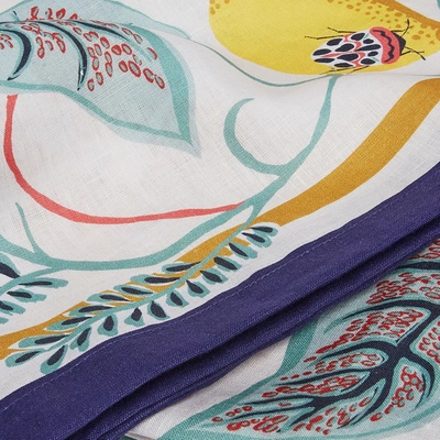 La Doublej Botanical Print Tablecloth In Botanical (pla)