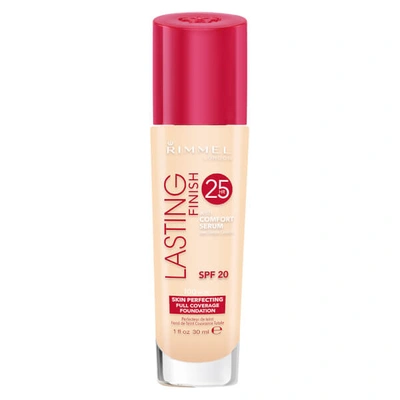 Shop Rimmel Lasting Finish 25 Hour Foundation 30ml (various Shades) - Ivory