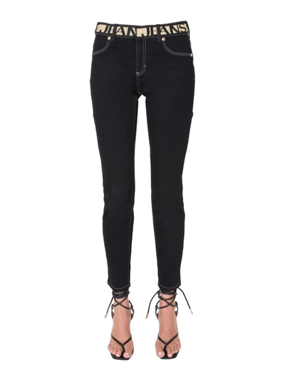Shop Versace Jeans Couture Denim Jeans In Black