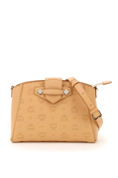 Shop Mcm In Cognac Sandstone