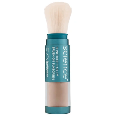 Shop Colorescience Sunforgettable Total Protection Brush-on Shield Spf 50 6 G. In Medium Matte